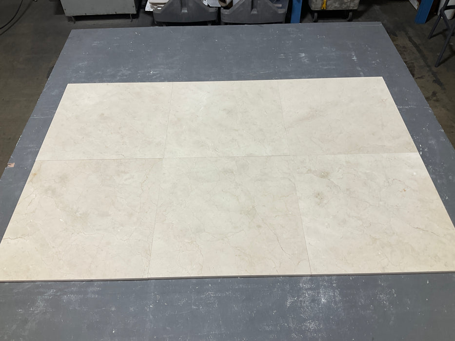Crema Marfil Select Marble Tile Honed 1