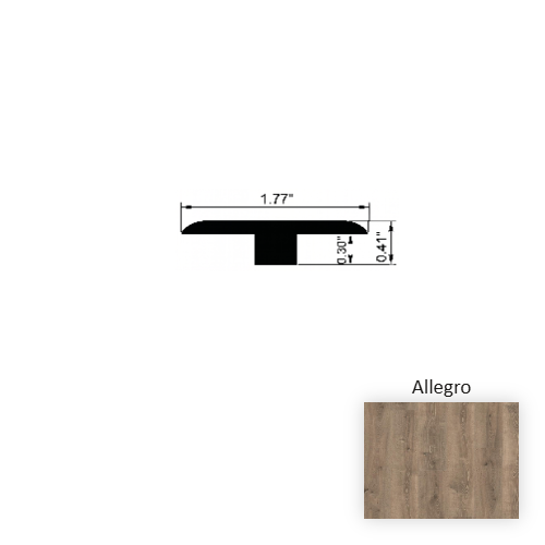 Crescendo Allegro Laminate Wood Moulding / Trim - 1.77" x 94" T Molding