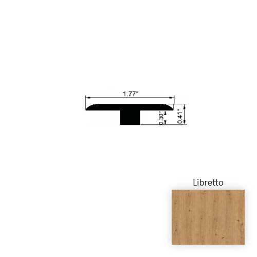 Crescendo Libretto Laminate Wood Moulding / Trim - 1.77" x 94" T Molding