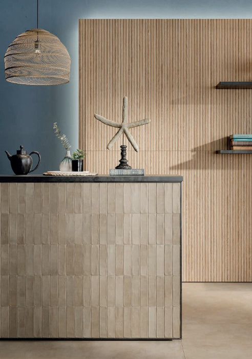 Rondine Cruda Brick Porcelain Tortora R10B Tile Matte 4