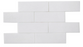 Full Tile Sample - Crystal White Marble Tile - 24" x 24" x 3/8" Honed