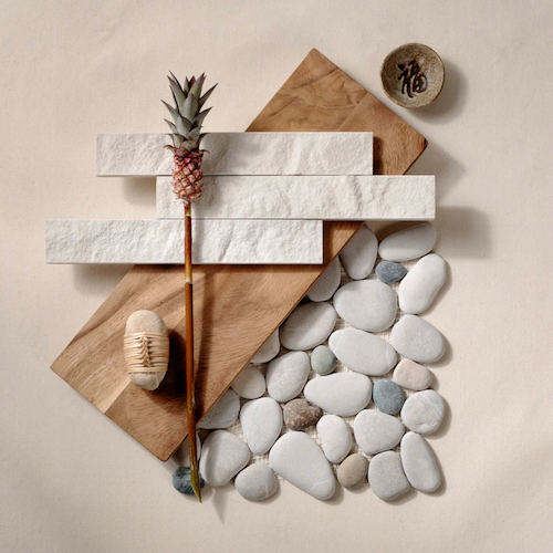 Textures Sandstone Mint Split Face