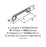 Rochdale Zinc Graphite Cabinet Pull 3