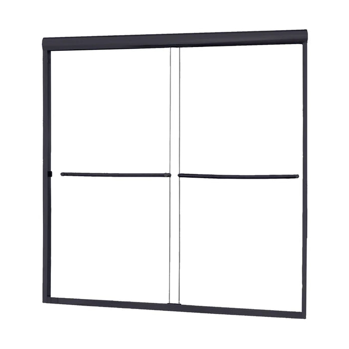 Cove Glass & Aluminum Matte Black Shower Door Matte Black 4