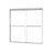 Cove Glass & Aluminum Brushed Nickel Shower Door Brushed Nickel 4