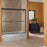 Cove Glass & Aluminum Matte Black Shower Door Matte Black 7