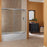Cove Glass & Aluminum Silver Shower Door Silver 5
