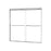 Cove Glass & Aluminum Silver Shower Door Silver 4