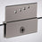 Cove Glass & Aluminum Brushed Nickel Shower Door Brushed Nickel 2
