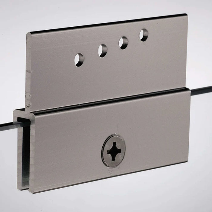Cove Glass & Aluminum Brushed Nickel Shower Door Brushed Nickel 2
