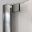 Cove Glass & Aluminum Brushed Nickel Shower Door Brushed Nickel 3