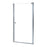 Cove Glass & Aluminum Brushed Nickel Shower Door Brushed Nickel 4