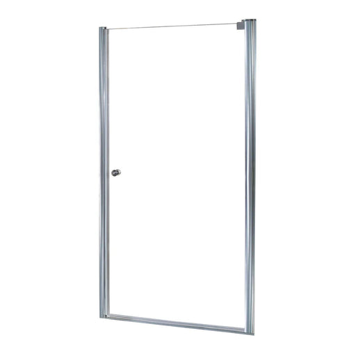 Cove Glass & Aluminum Brushed Nickel Shower Door Brushed Nickel 4