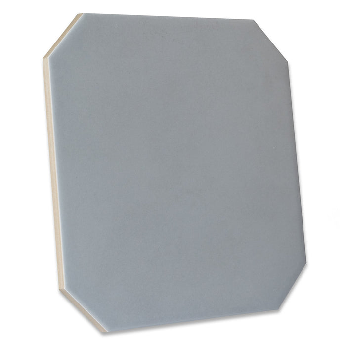 Vaudeville Porcelain Octagon Humo with Taco Pink Tile Matte 10
