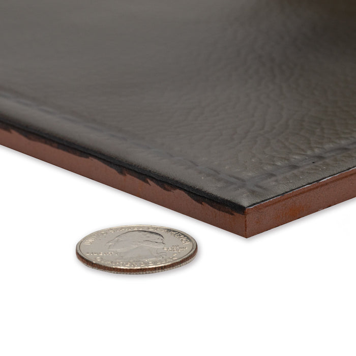 Saddle Ceramic Tanned Black Tile Satin 10