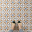 Vaudeville Porcelain Octagon Deco Zimer with Taco Azzuro Tile Matte 8
