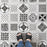 Vaudeville Porcelain Octagon Deco Sombra with Taco Nacar Tile Matte 8