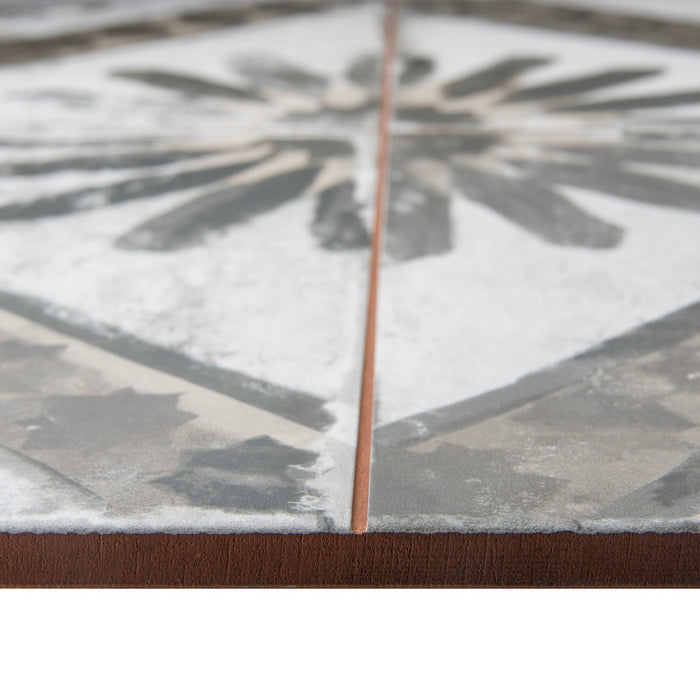 Kings Ceramic Marrakech Charcoal Grey Tile Matte 12