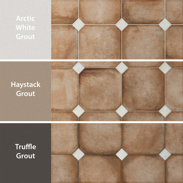 Laverton Porcelain Octagon Natural with Taco Nieve Tile Matte 5