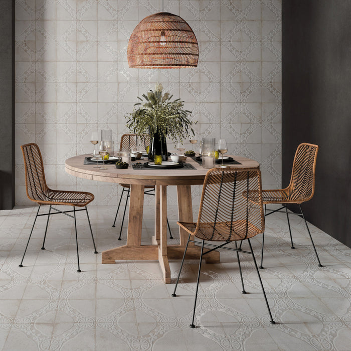 Kings Ceramic Jaipur White Tile Mixed 5
