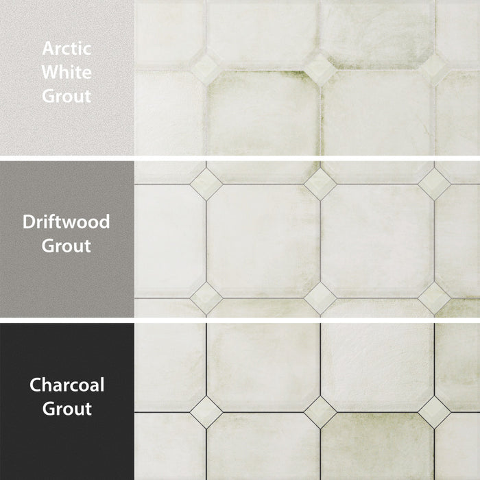 Laverton Porcelain Octagon Nieve Tile Matte 5