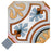 Vaudeville Porcelain Octagon Deco Diglas with Taco Azzuro Tile Matte 3