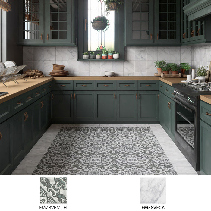 Versailles Porcelain Mosaico Chateau Mosaic Satin 8