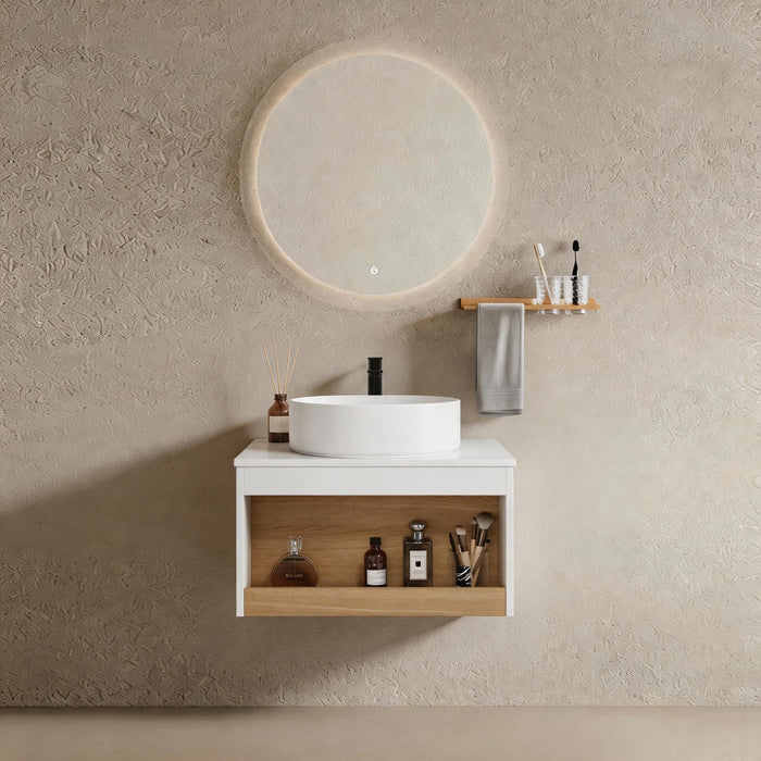 Plywood Black & White Bathroom Vanity Black & White 1