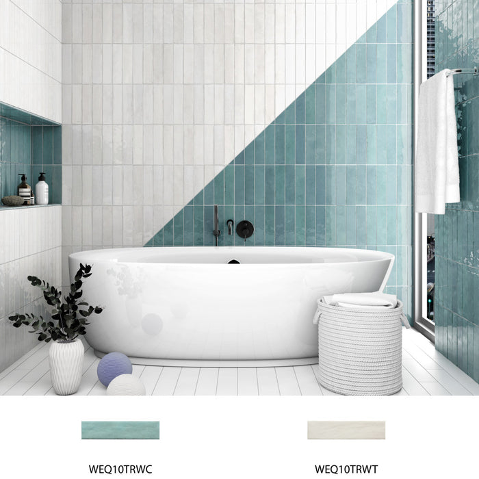 Tribeca Studio Porcelain Watercolor Tile Glossy 8