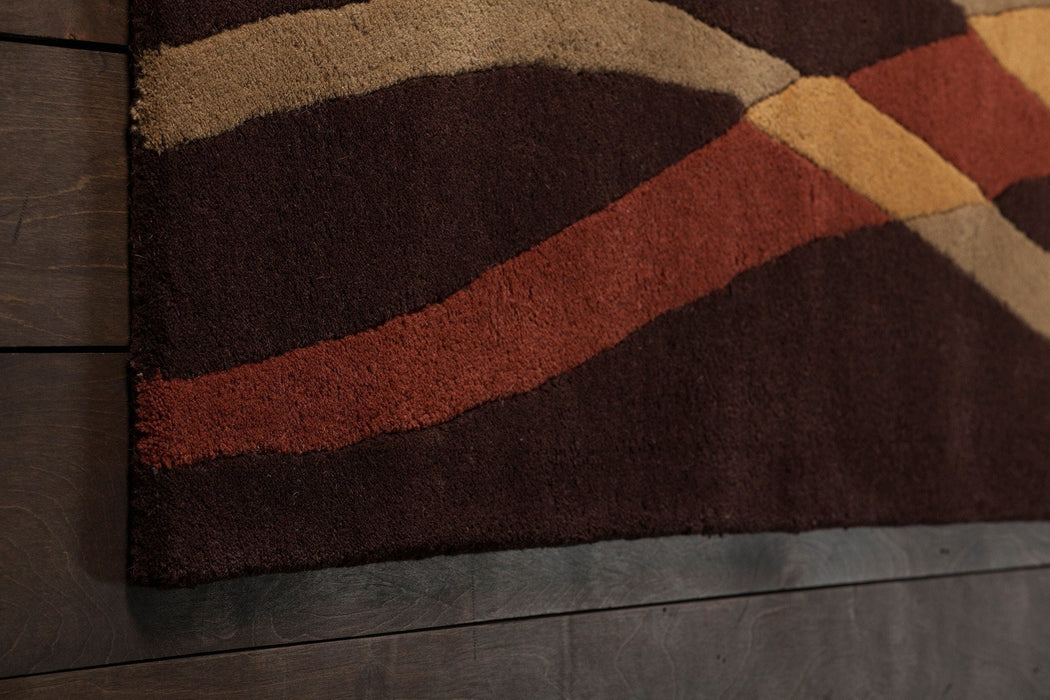 Wool 27 Area Rug Textured 5