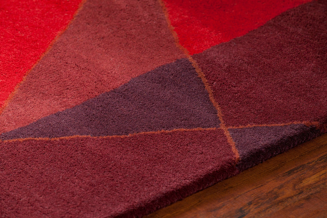 Wool 9 Area Rug Textured 3