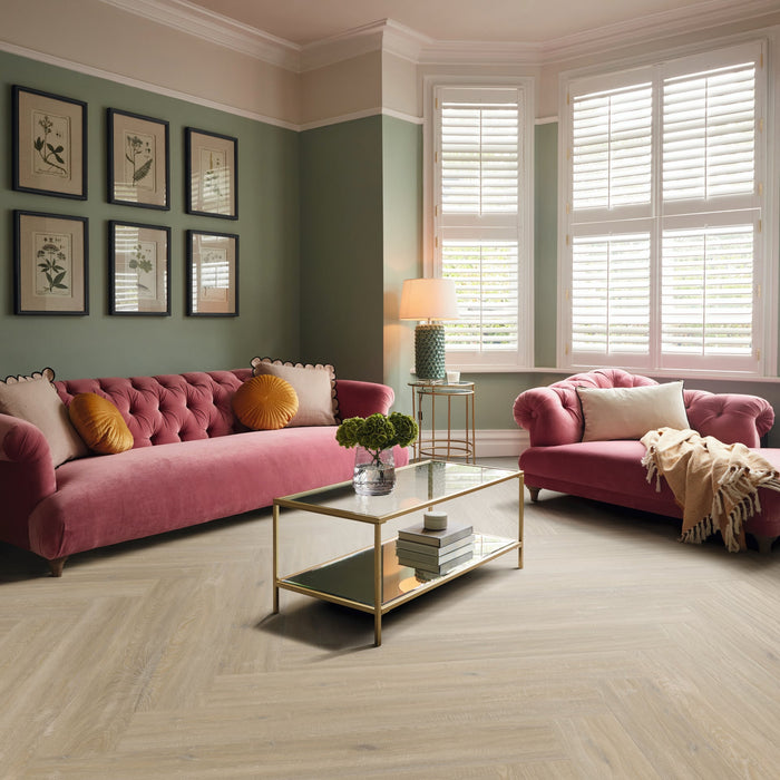 Vinyl Damask Oak Vinyl Tile Polyurethane 3