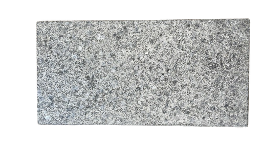 Dark Grey Flamed Granite Paver - 6" x 12" x 2"