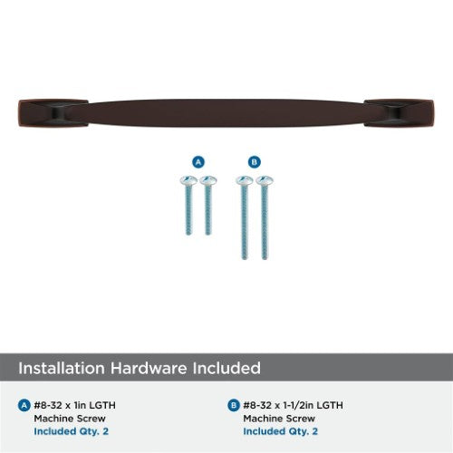 Highland Ridge Zinc Dark Oiled Bronze Cabinet Pull 16