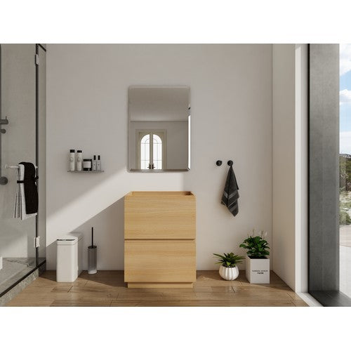 Wood Oak Bathroom Vanity Oak 2