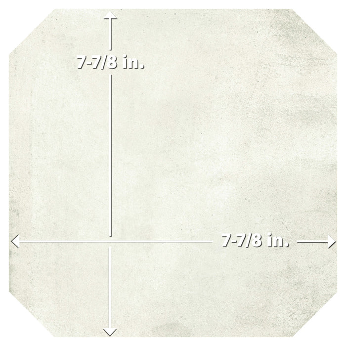 Laverton Porcelain Octagon Nieve Tile Matte 7