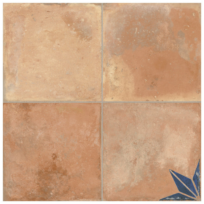 Kings Nonna Porcelain Blue Tile Mixed 1