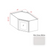 Slim Shaker Style Wood Dove White Diagonal Corner Wall Cabinet Dove White 1