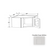 Double Shaker Style Wood Dove White Diagonal Corner Wall Cabinet Dove White 1