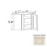 Classic Style Wood Charleston White Diagonal Corner Wall Cabinet Charleston White 1