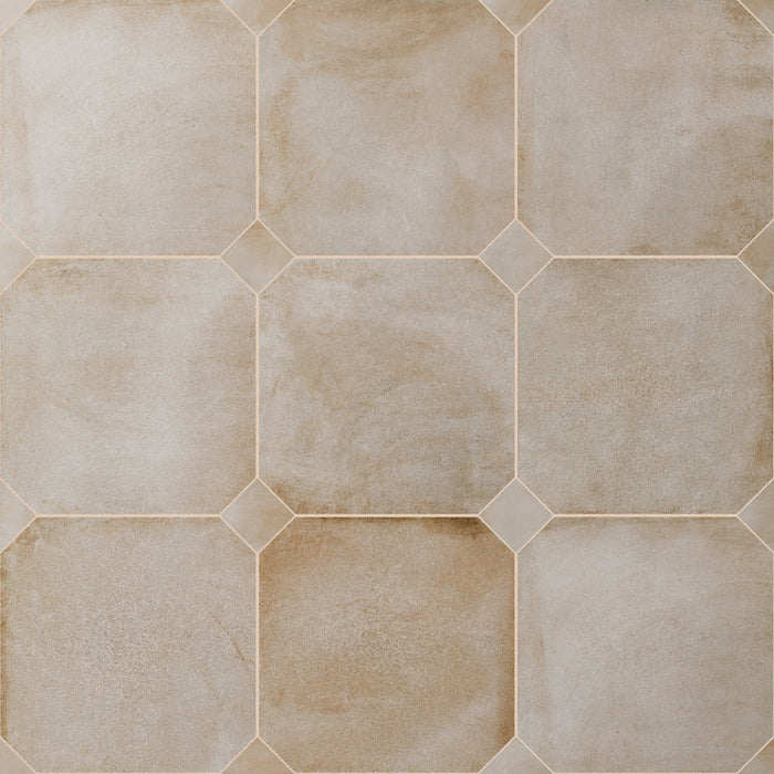 Laverton Porcelain Octagon Arena Tile Matte 1