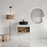 Plywood Black & White Bathroom Vanity Black & White 2