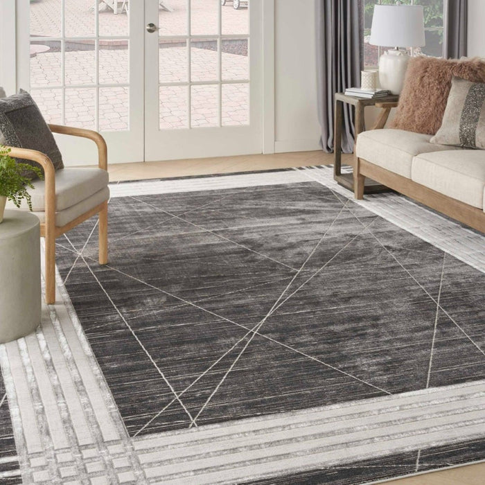 Desire Charcoal Silver Polyester CHASV