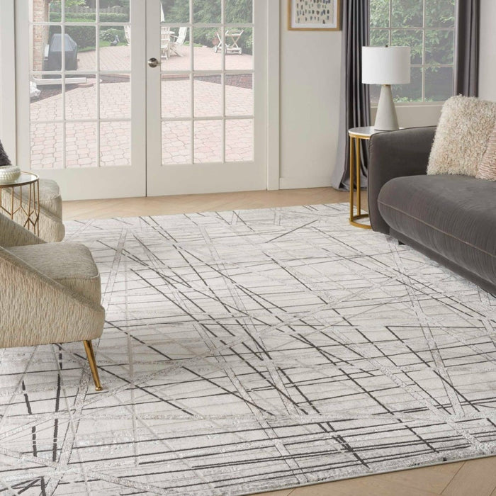 Desire Grey Silver Polyester GRSIL