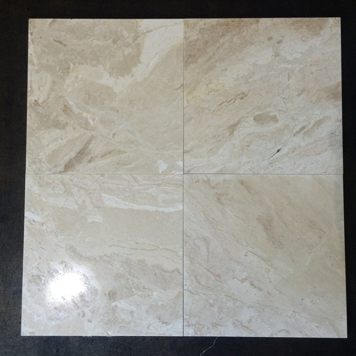 Diano Royal Marble Polished Tile - 12" x 12"
