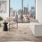 Central Park West Beige Brown CEP01 Polyester Contemporary Area Rug - 8 Ft Runner