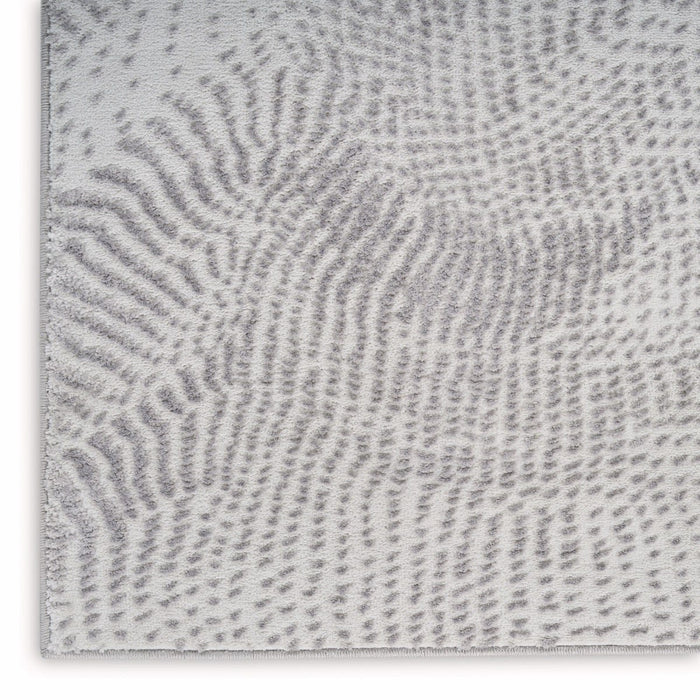 Central Park West Grey CEP01 Polyester Contemporary Area Rug - 8 Ft x 10 Ft