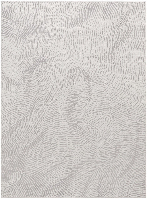 Central Park West Grey CEP01 Polyester Contemporary Area Rug - 9 Ft x 12 Ft