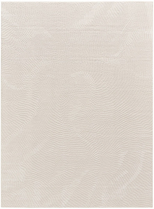 Central Park West Ivory CEP01 Polyester Contemporary Area Rug - 9 Ft x 12 Ft