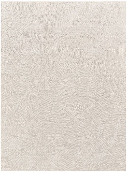 Central Park West Ivory CEP01 Polyester Contemporary Area Rug - 9 Ft x 12 Ft